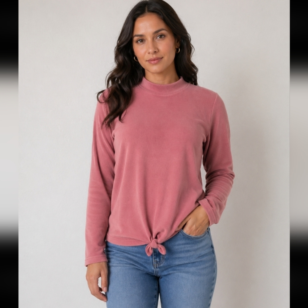 OLD NAVY Soft Fleece Long Sleeve Shirt XL 14-16